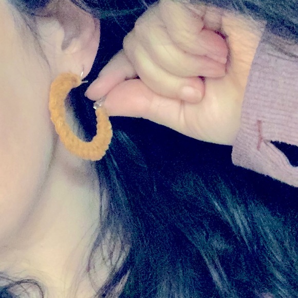 🆕»-»FaNcY MoDeRn DaY HoOpS w/a tWiSt«WoVeN KnOttEd»ClAsSiC bOhO sTyLe« Handmade - Picture 6 of 15